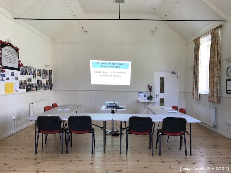 Main Hall - Rear in use